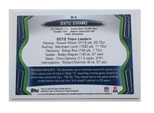 russell-wilson-football-cards-seattle-seahawks-2013-topps-back