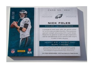 nick-foles-rookie-football-card-2012-totally-certified-autograph-patch-back